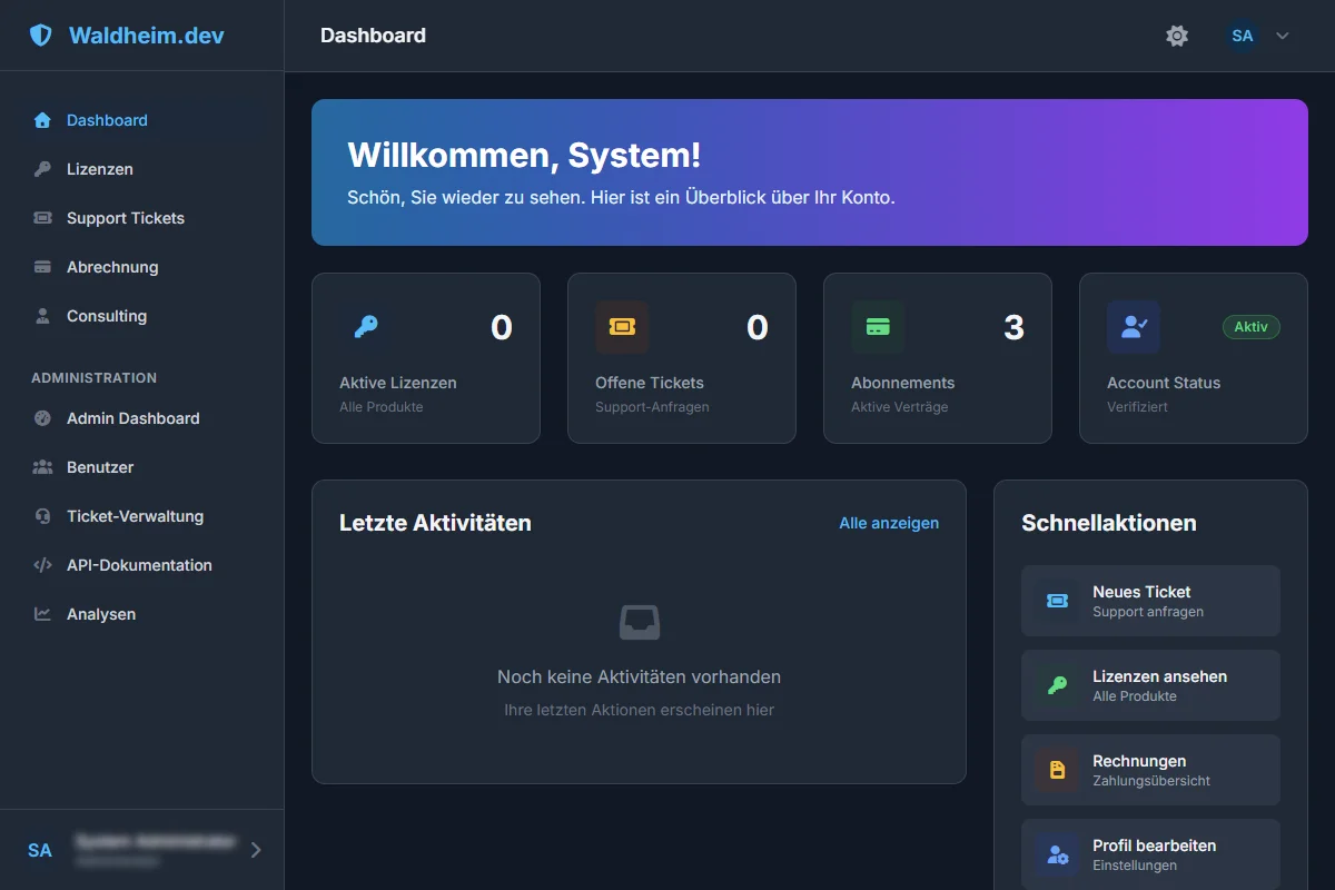Waldheim Suite Revenue Engine: Vom Produkt zur Nachfrage-Maschine – Referenzprojekt Webentwicklung und Design von waldheim.dev
